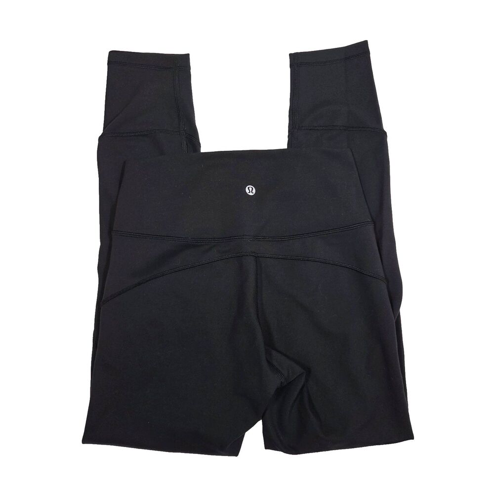 Lululemon In Movement 7/8 Leggings Women's Size 6 Black 25" Inseam Everlux